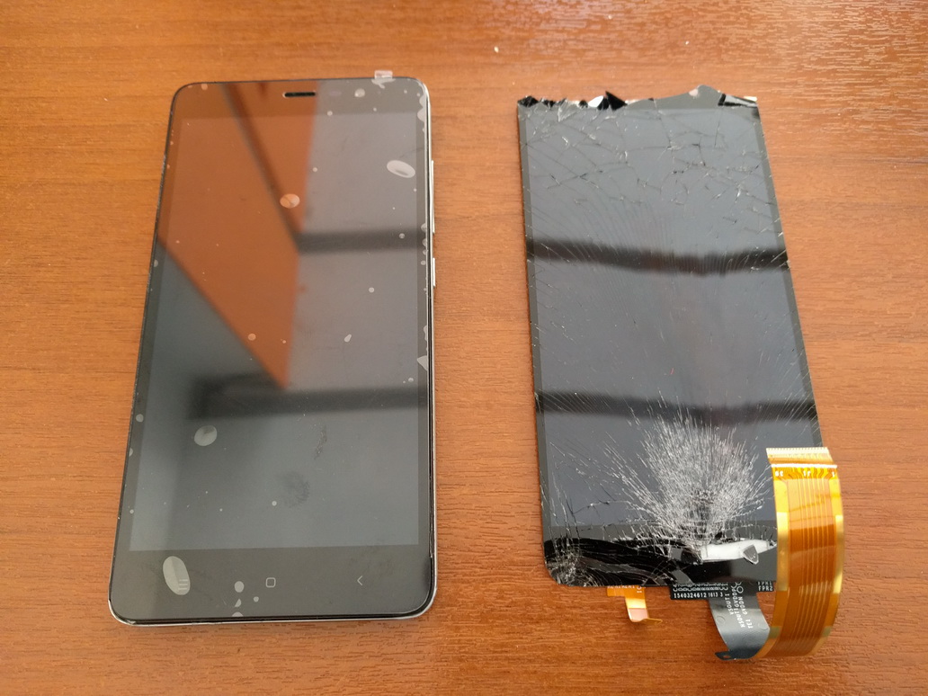 Σπασμένη οθόνη Xiaomi Note 3 Pro